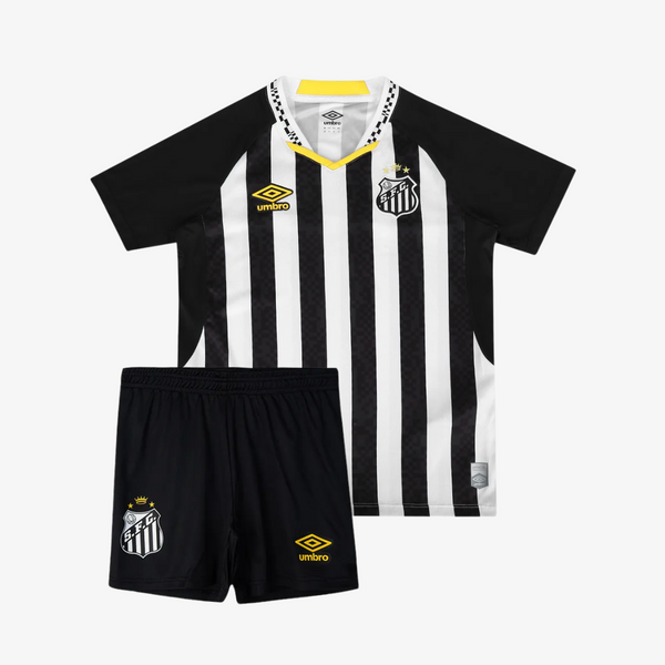 Conjunto Infantil Umbro Santos 2025/26 Away