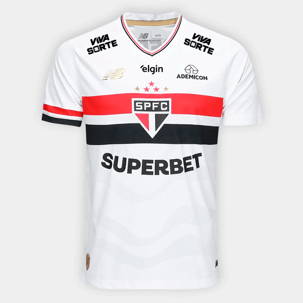 New Balance São Paulo 2025/26 Home Com Patrocínios