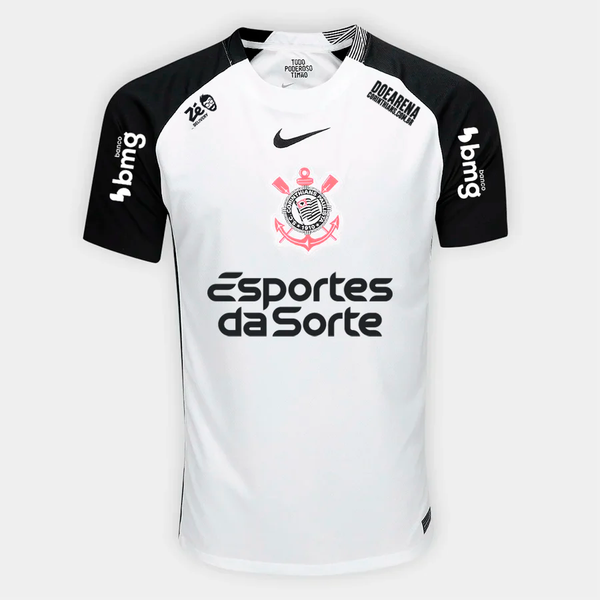 Nike Corinthians 2025/26 Home Fan Com Patrocínios