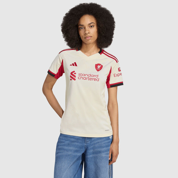 Damen adidas Liverpool 2025/26 Auswärtstrikot