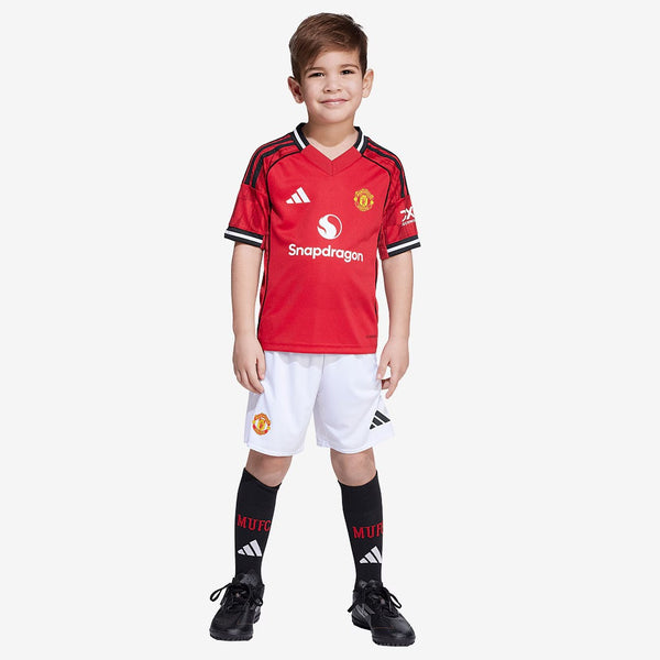 Kinderset Adidas Manchester United 2025/26 Heimtrikot