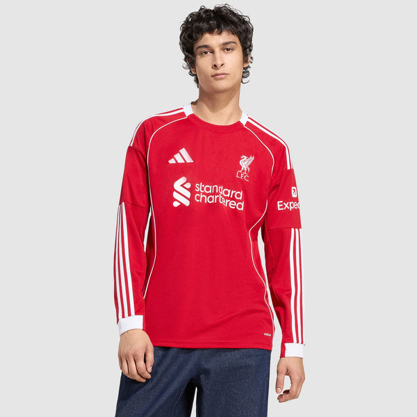 adidas Liverpool 2025/26 Heimtrikot Langarm